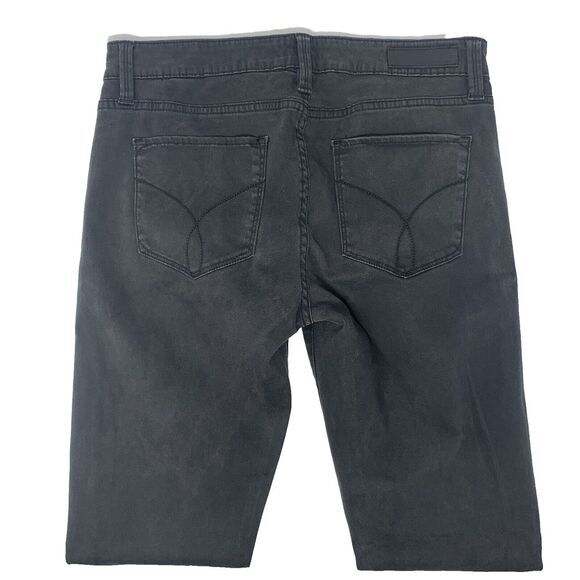 CALVIN KLEIN Faded Black Denim Stretch Skinny Women's Jeans Size 6 - Picture 9 of 9